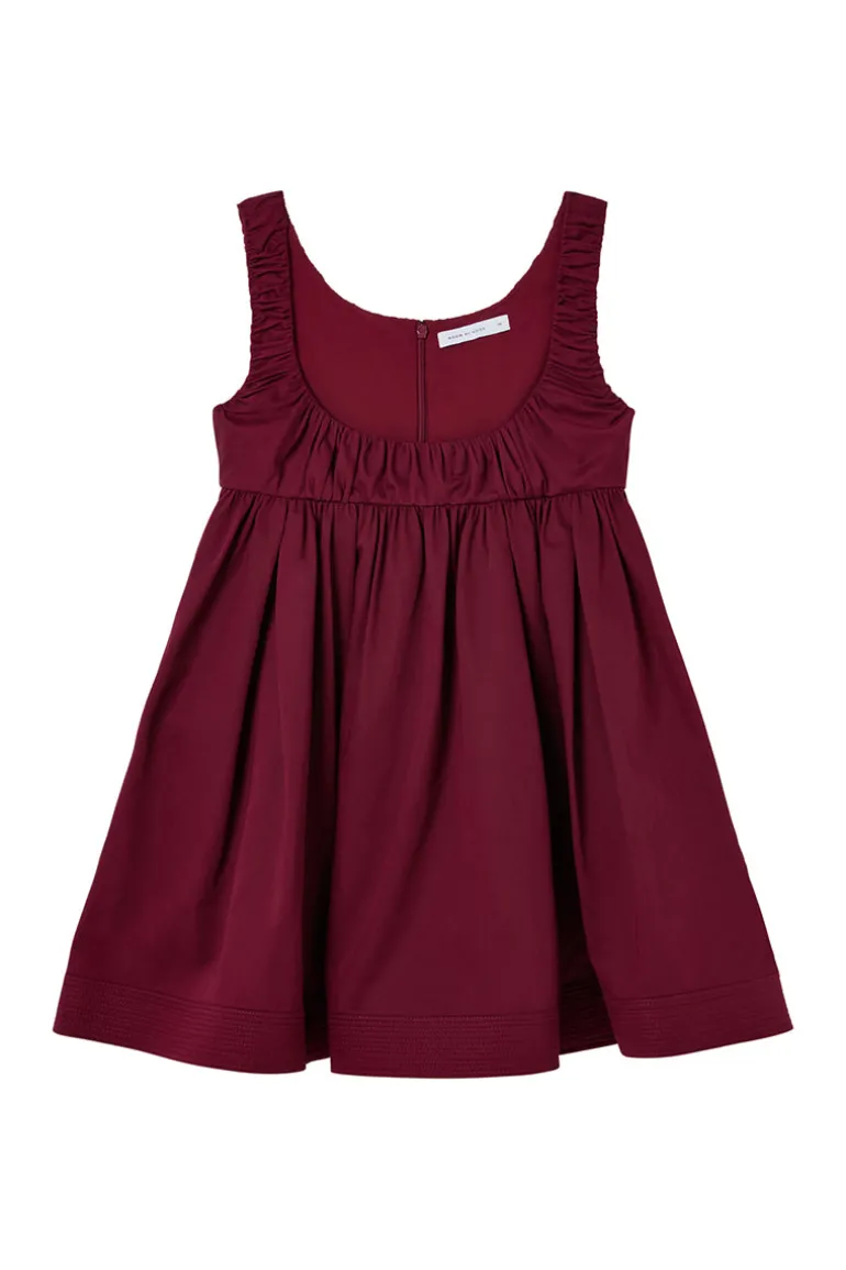 Dresses | Mini Dresses<CULT MIA SERENA GATHERED BRALETTE DRESS IN DEEP CHERRY Default Title