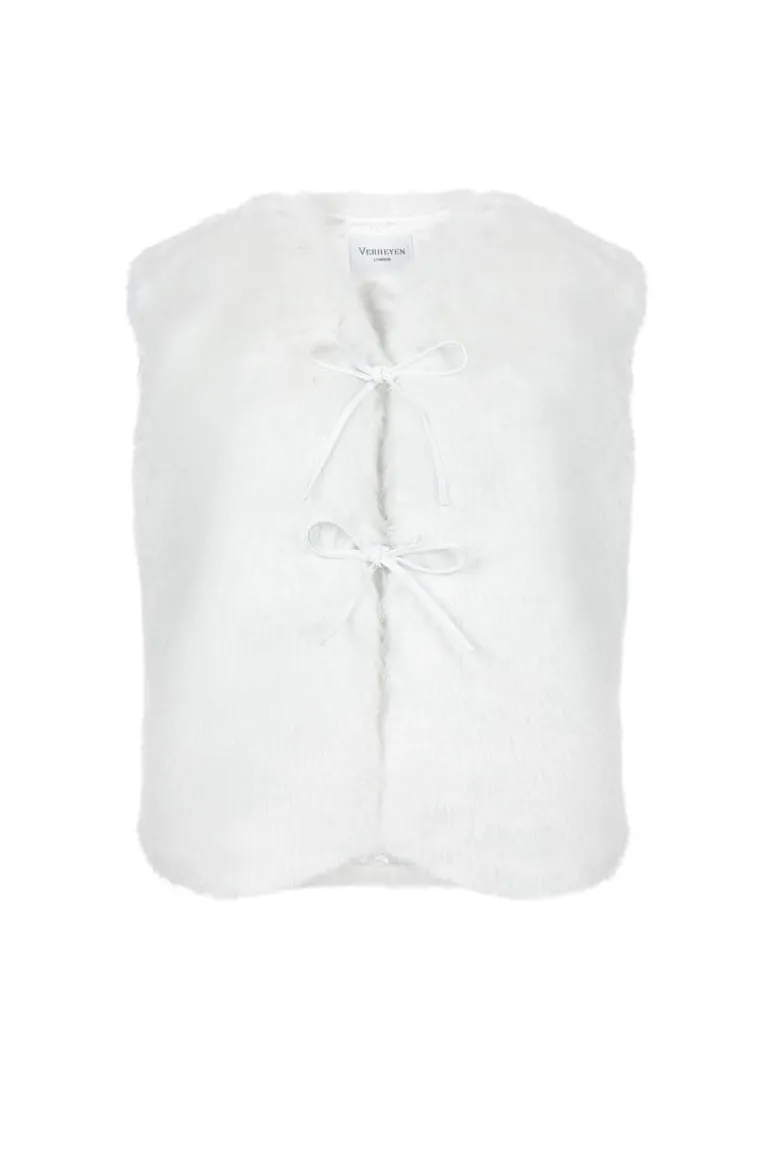 Jackets<CULT MIA SERENA GILET White
