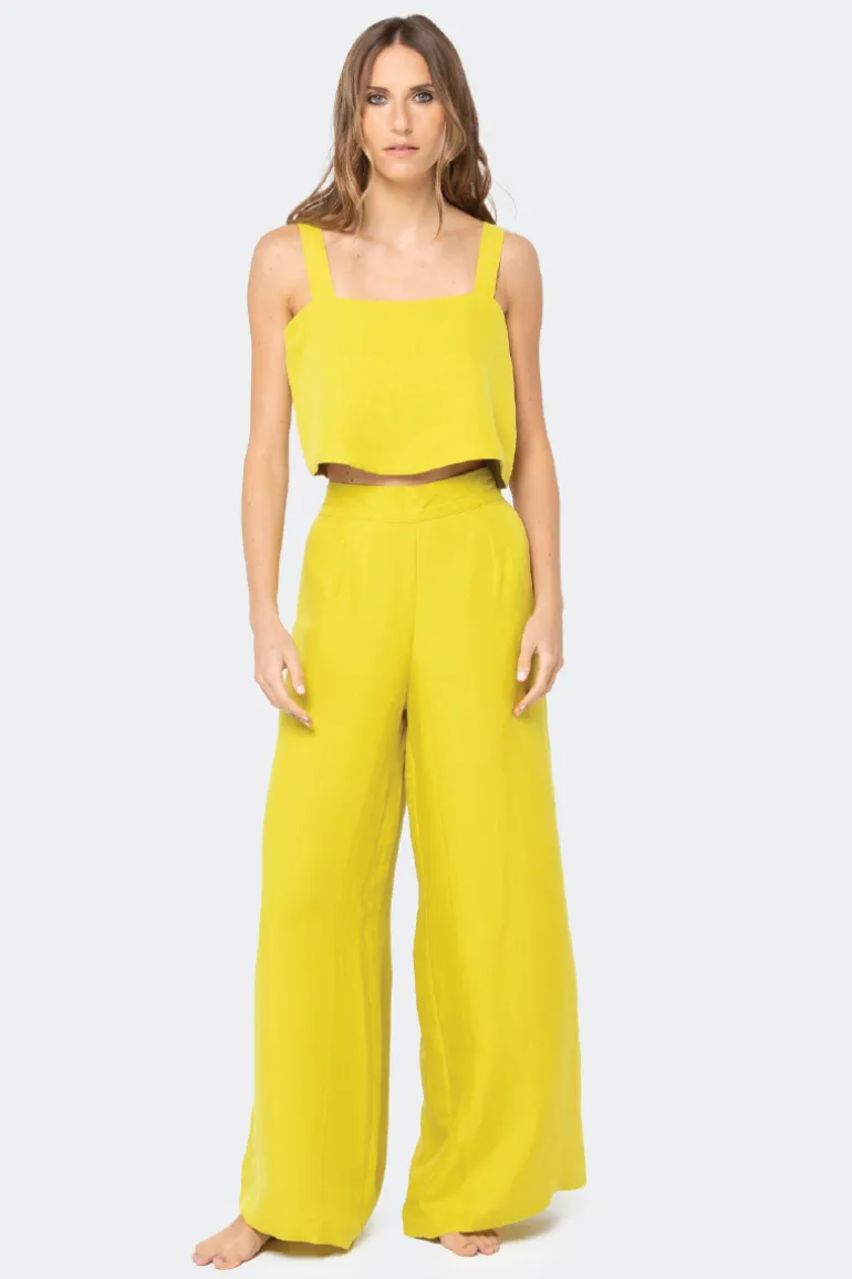 Pants<CULT MIA SERENGETI LOUNGE PANTS Citron