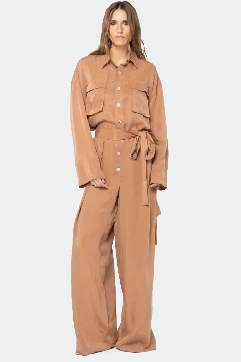 Jumpsuits<CULT MIA SERENGETI JUMPSUIT Mocha