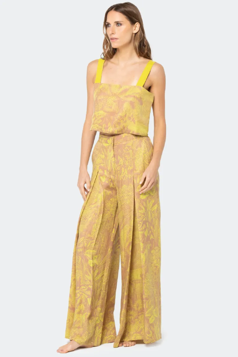 Pants<CULT MIA SERENGETI PLEATED PANTS Silva