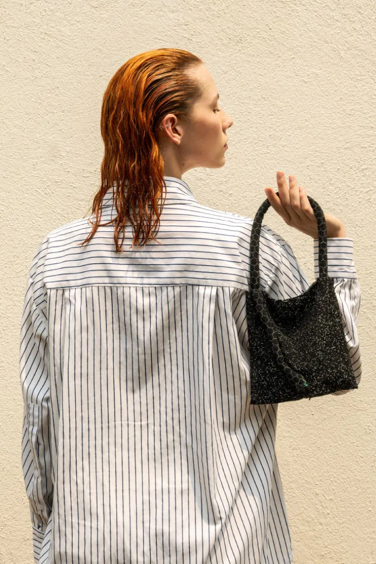 Top Handle Bags<CULT MIA SERPENT SMALL IN Black