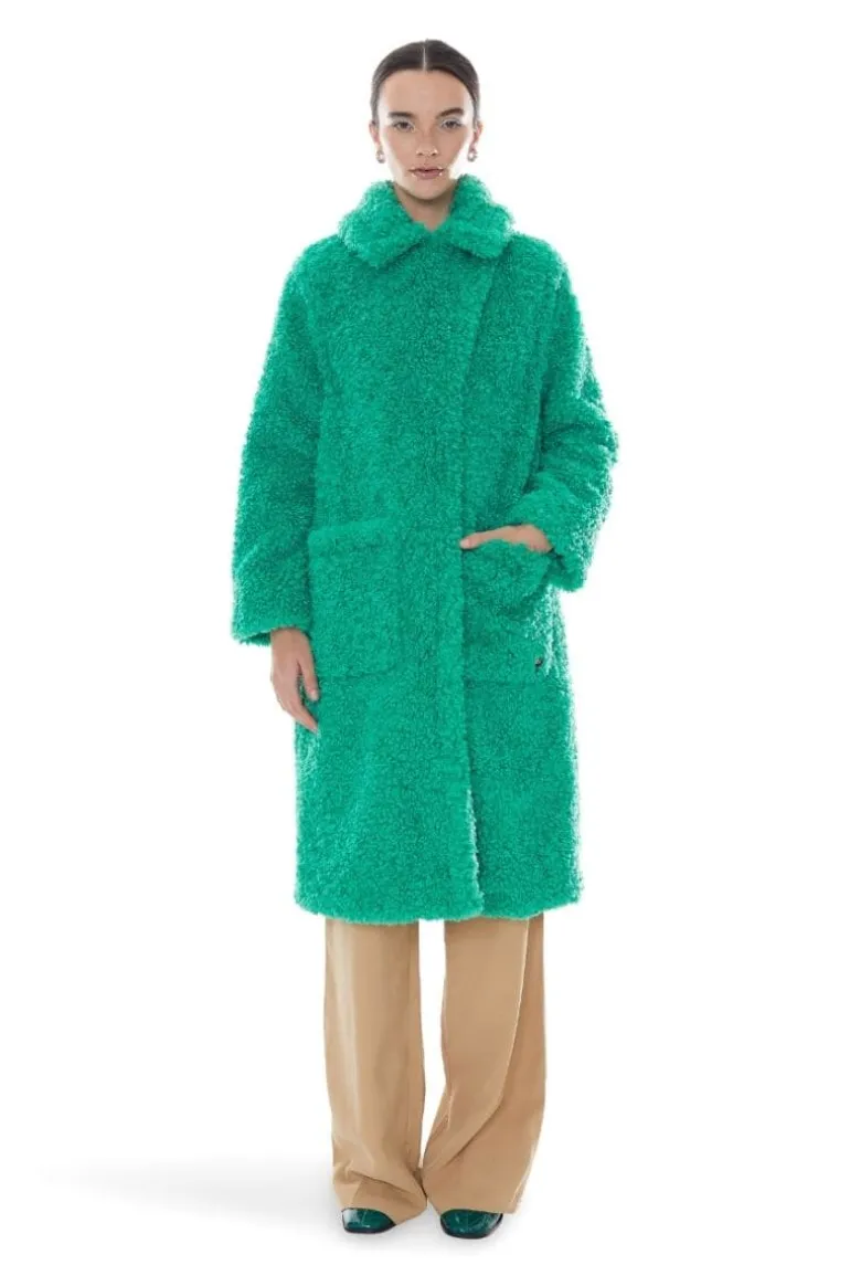 Coats<CULT MIA GREEN THE RUBY COAT Shamrock