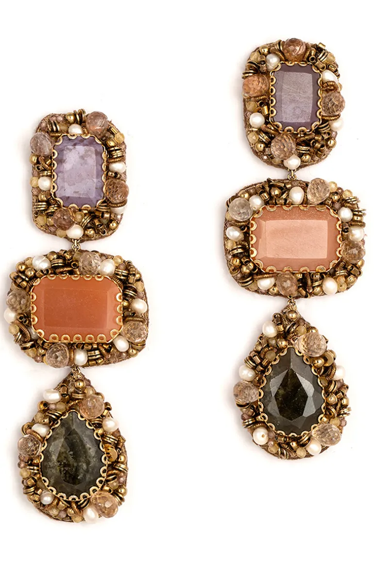 Earrings<CULT MIA SIBYLLA EARRINGS Lavender