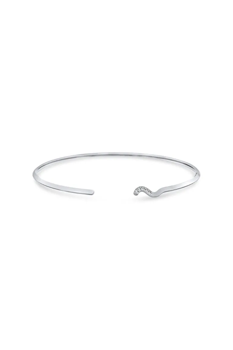 Necklaces<CULT MIA SILVER HAVANA STONE CHOKER Silver & White Rhodium