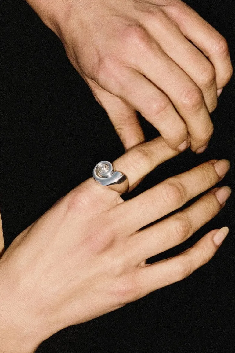 Rings<CULT MIA NAUTILUS RING Silver