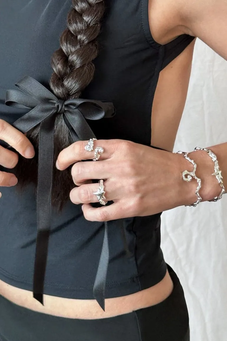 Rings<CULT MIA SPIRAL RING Silver