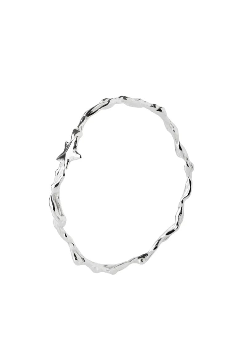 Bracelets<CULT MIA STAR CLOSED BANGLE Silver