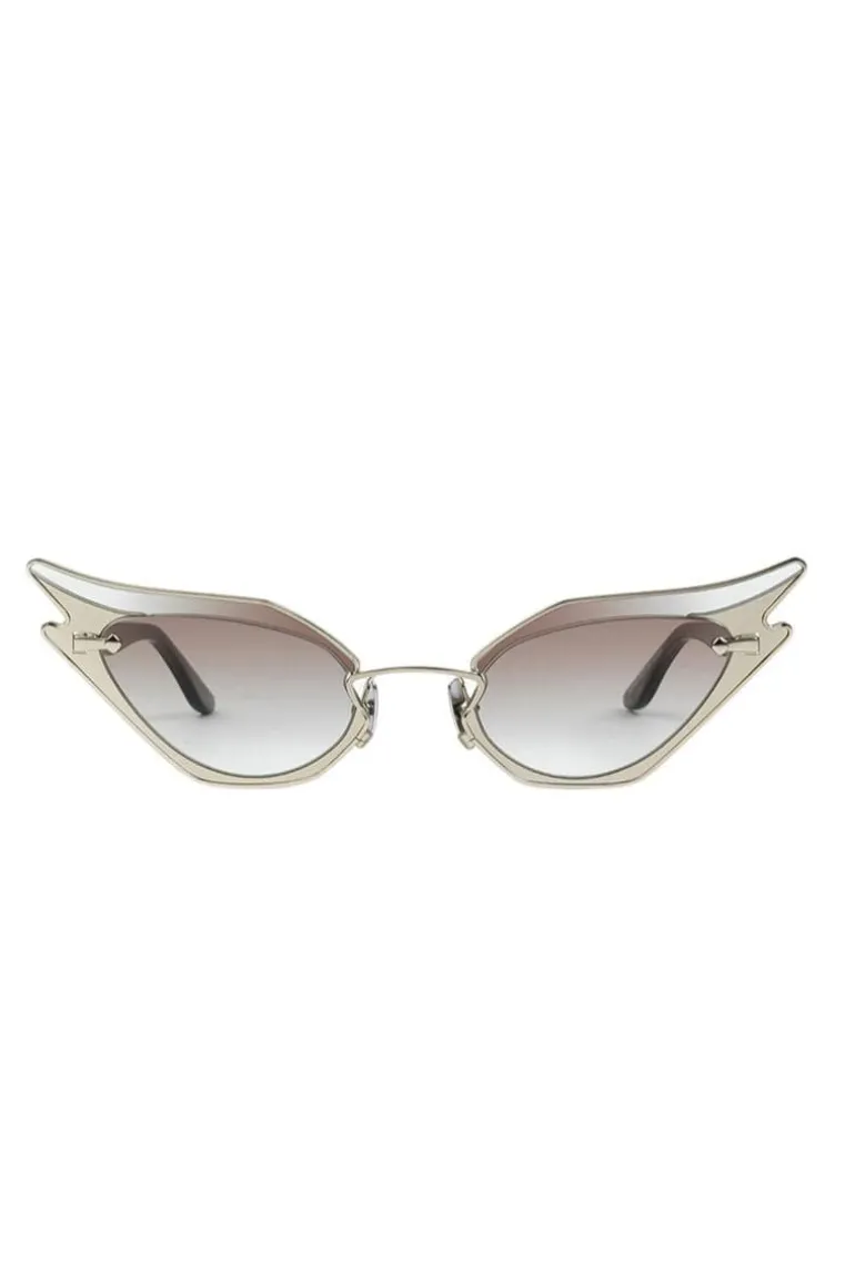 Sunglasses<CULT MIA WILD AT HEART SUNGLASSES Silver