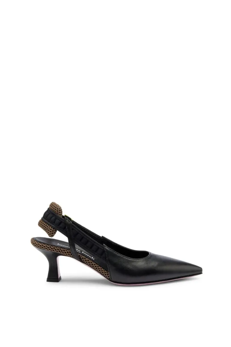 Heels<CULT MIA SLINGBACK TEA NERO HEELS Black