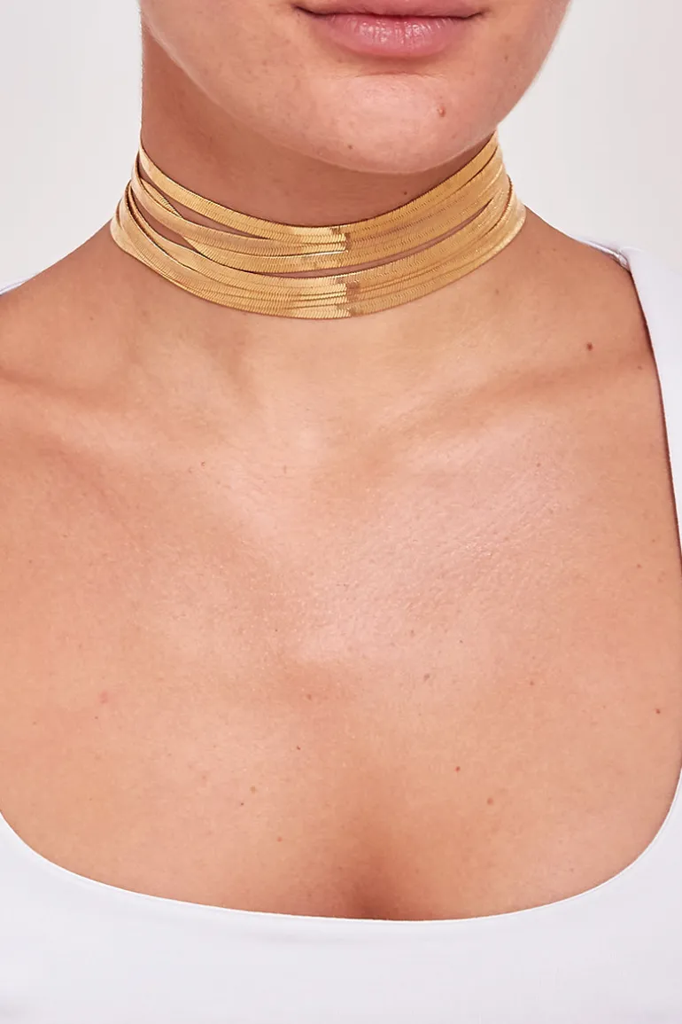 Necklaces<CULT MIA SMALL IMPERIAL NECKLACE Gold