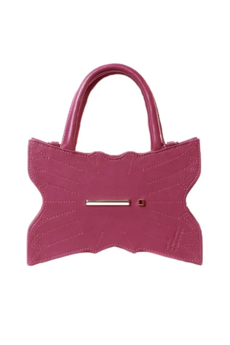 Top Handle Bags<CULT MIA SPHINX COLLECTION PETITE TOP HANDLE BAG Fuchsia