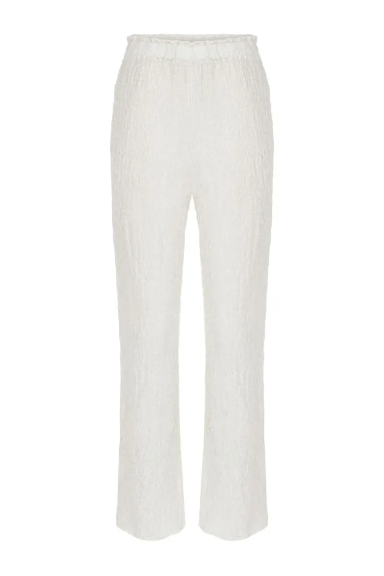 Pants<CULT MIA SPUME HAM PANTS Kaimak White