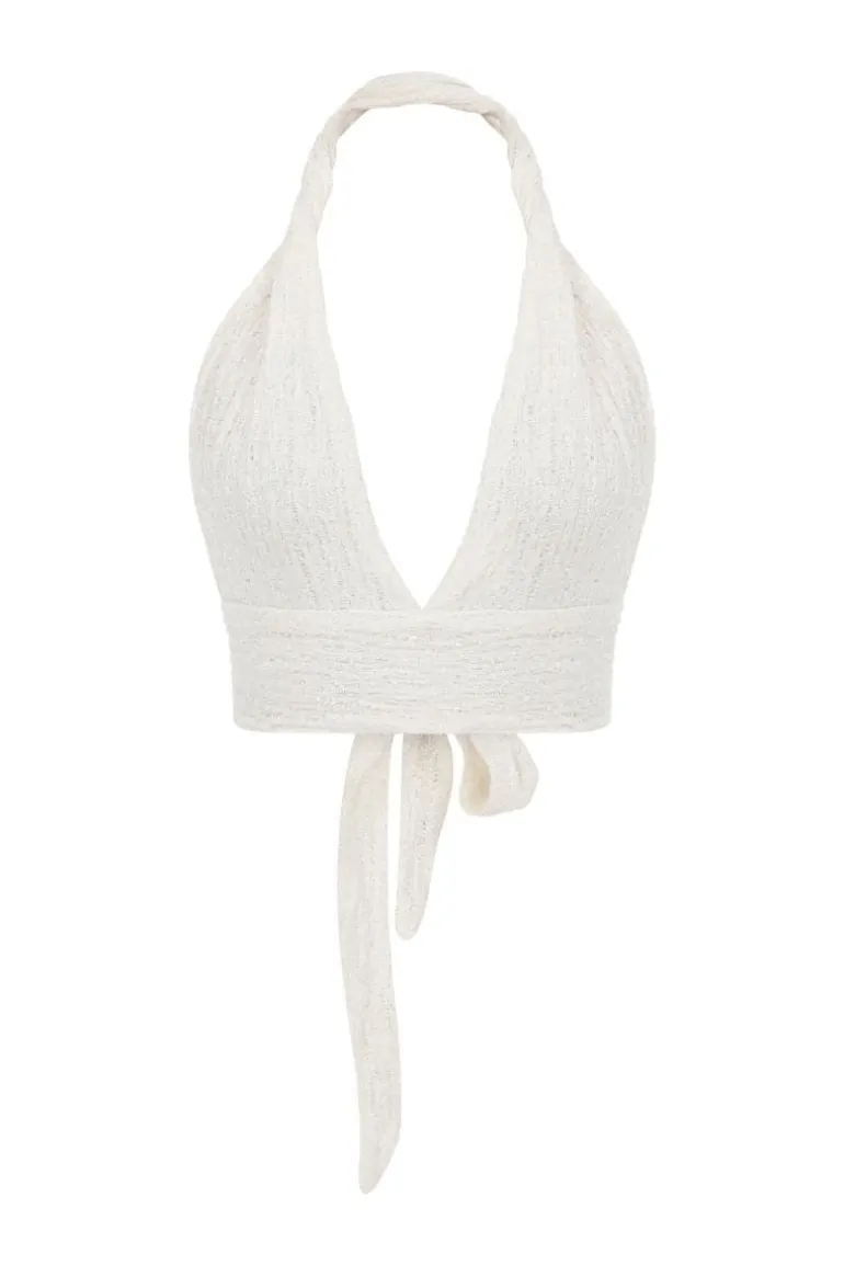Tops<CULT MIA SPUME SET TOP Kaimak White