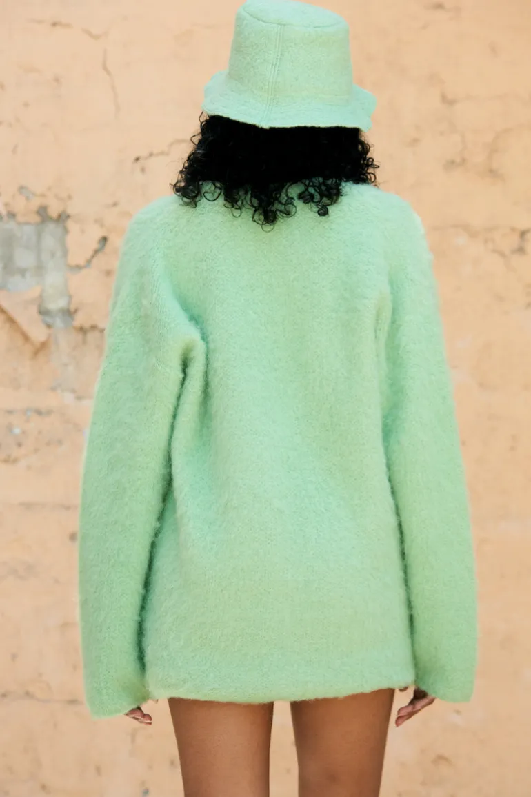 Knitwear<CULT MIA SURI KNITTED CARDIGAN Mint