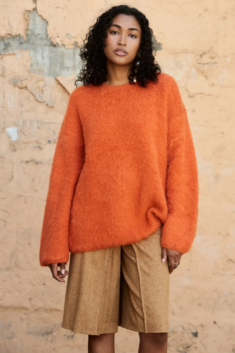 Knitwear<CULT MIA SURI KNITTED CREWNECK Orange