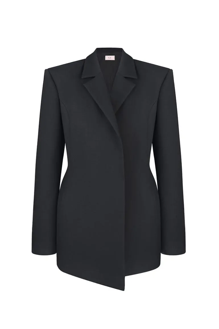 Blazers<CULT MIA TAILORED HOURGLASS BLAZER Black