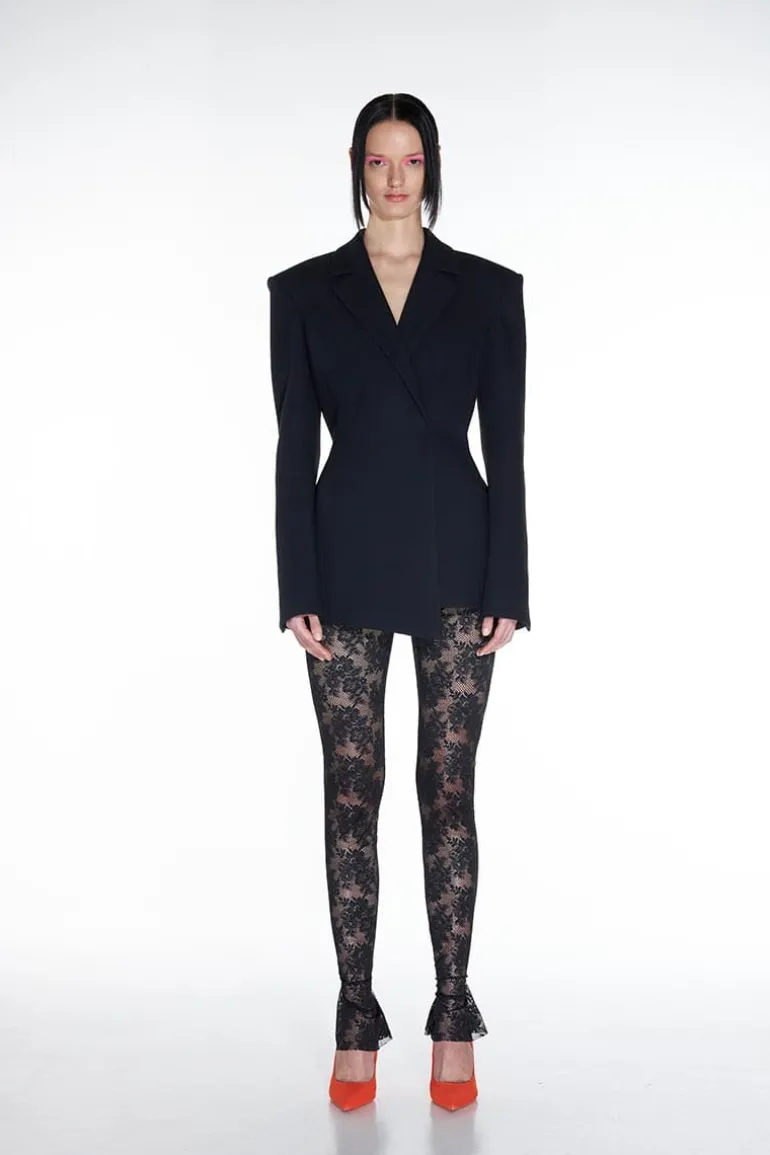 Blazers<CULT MIA TAILORED HOURGLASS BLAZER Black