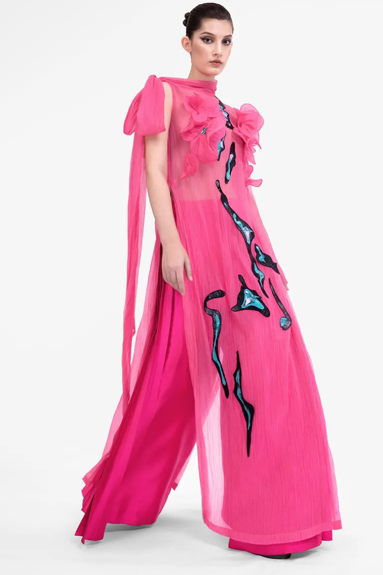 Dresses | Gowns<CULT MIA TASTE OF ILLUSION GOWN Hot Pink