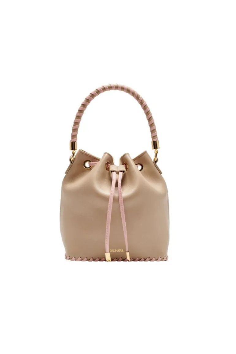 Top Handle Bags<CULT MIA BUCKET BAG Taupe Peony