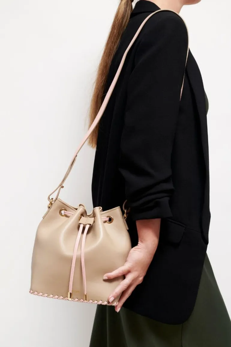 Top Handle Bags<CULT MIA BUCKET BAG Taupe Peony