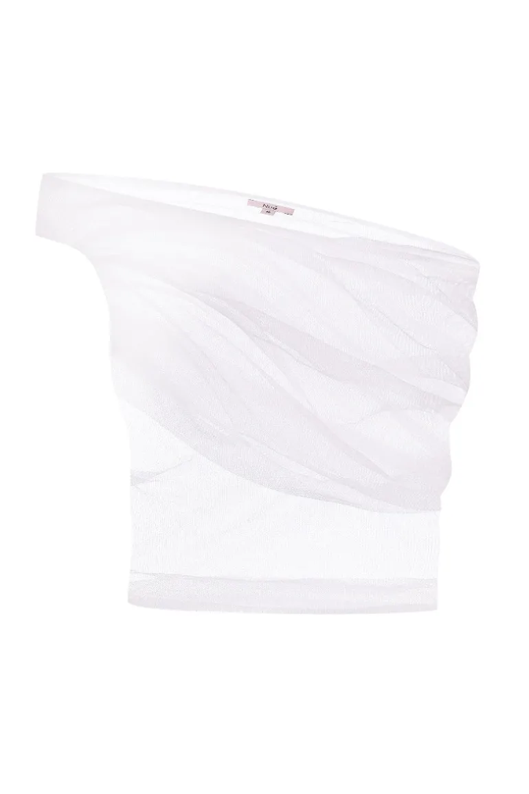 Tops<CULT MIA TEYA TOP White