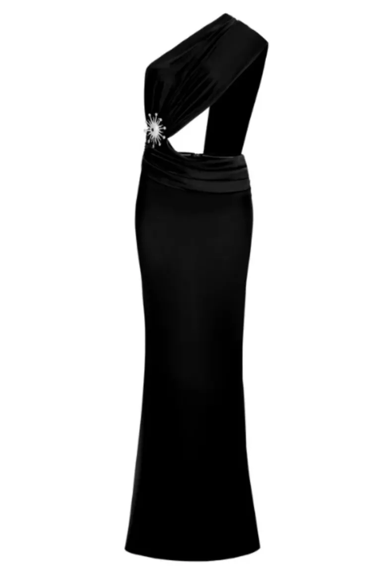 Dresses<CULT MIA THE ECLIPSE MAXI DRESS Black