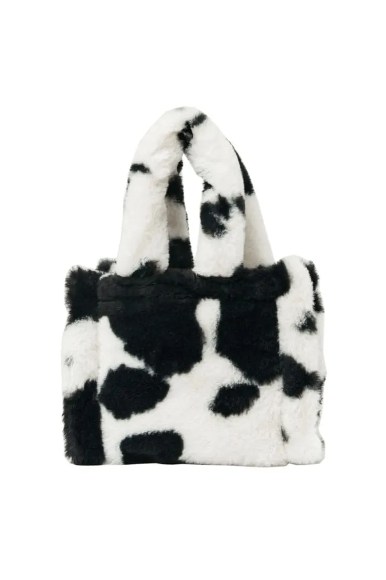 Shoulder Bags<CULT MIA THE MINI PRINT TOTE Black Cow