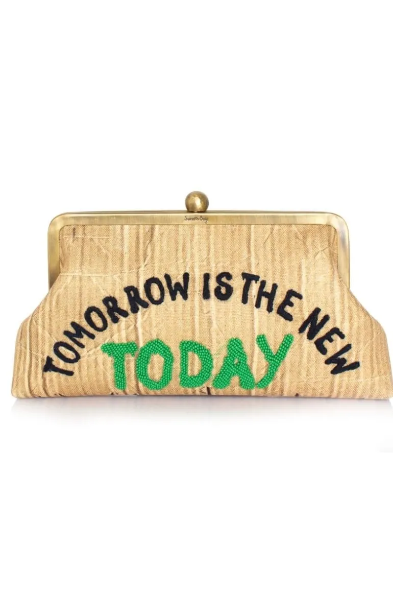 Clutch Bags<CULT MIA THE NEW TODAY CLUTCH Beige