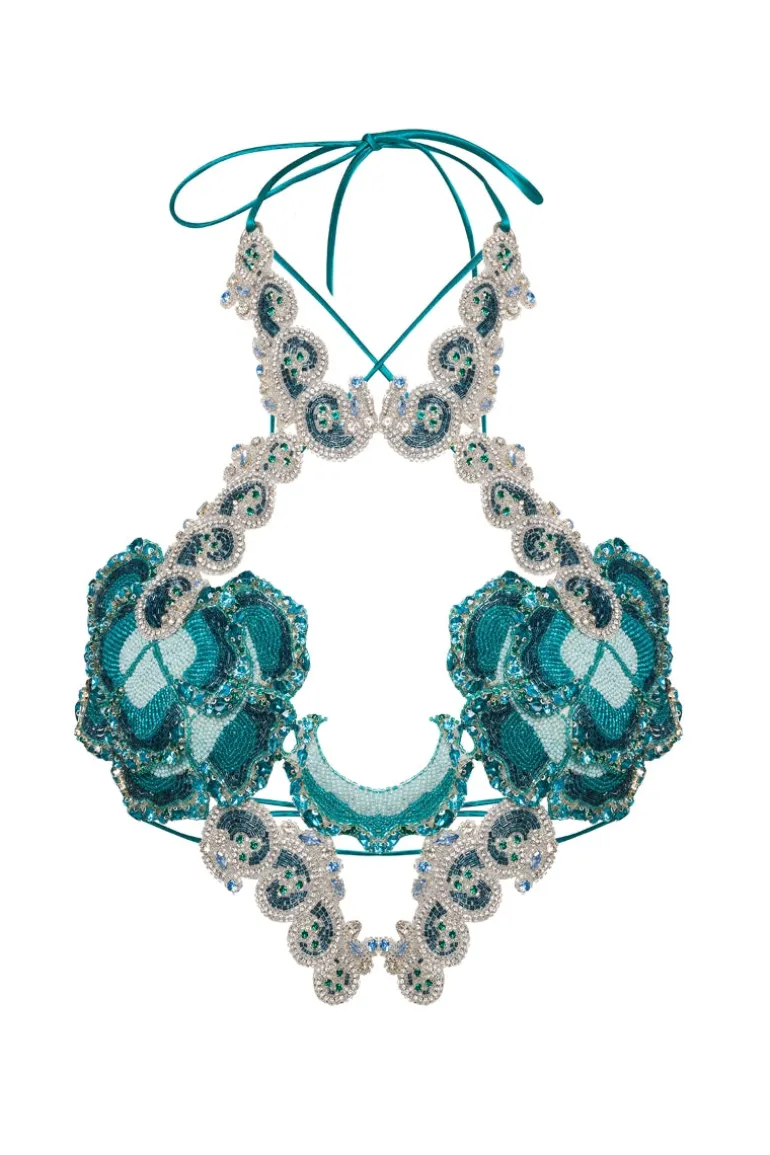 Tops<CULT MIA THE ONI TOP Turquoise