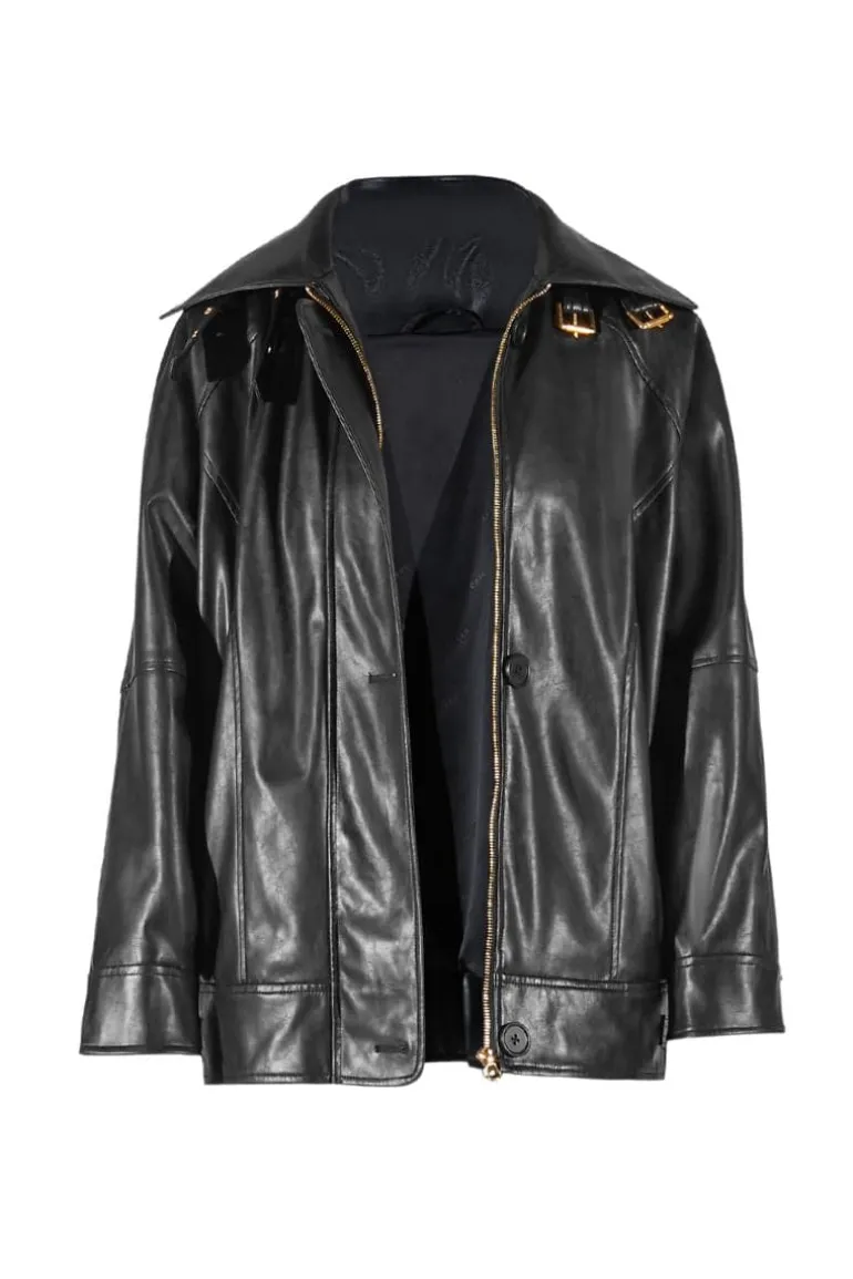 Jackets<CULT MIA THE PENNER AVATAOR Stormi Black