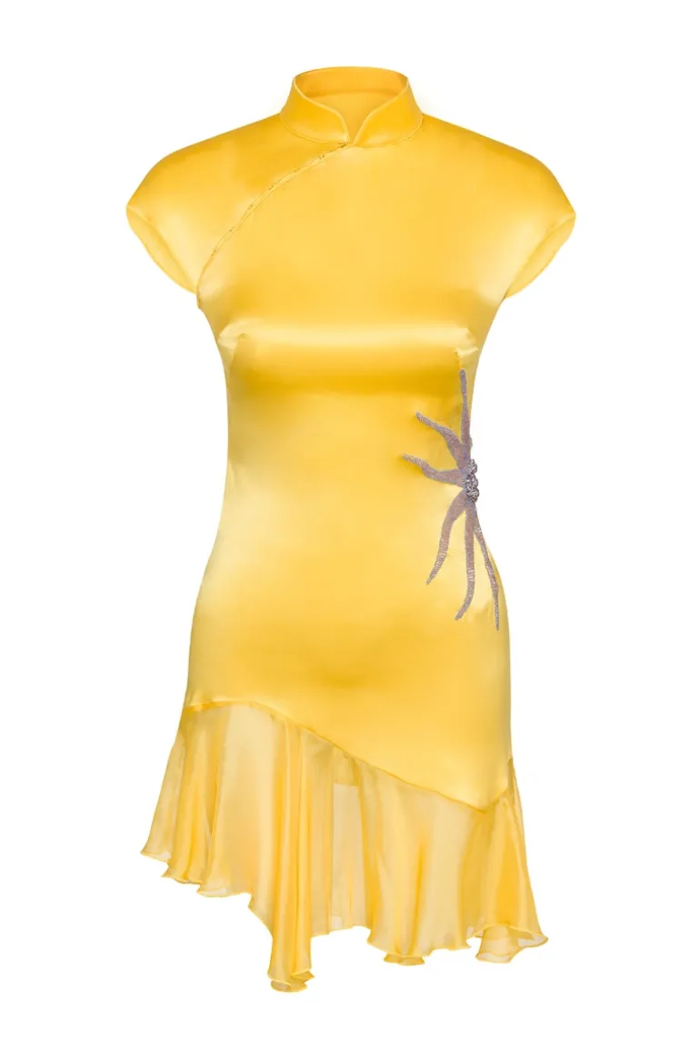 Dresses | Mini Dresses<CULT MIA THE SUN MINI DRESS Yellow