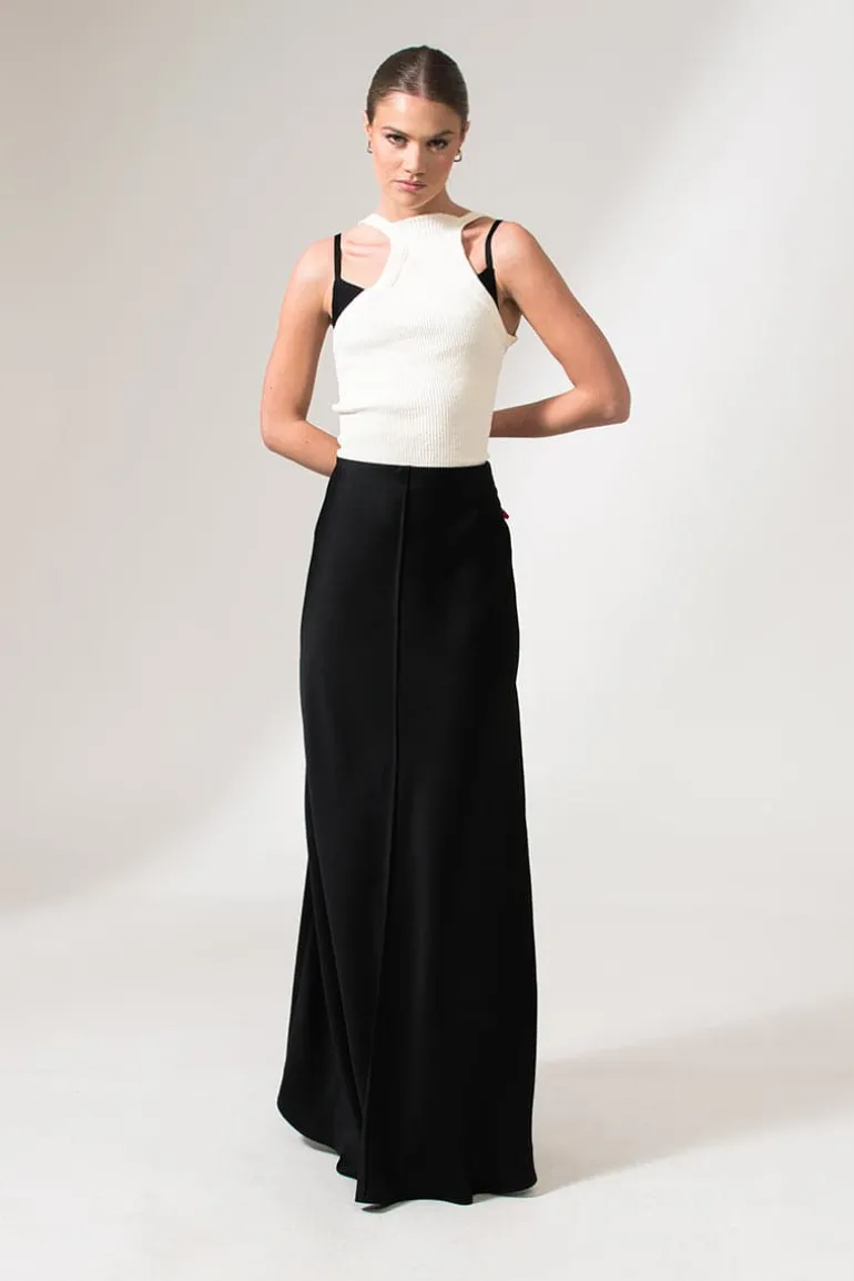 Skirts<CULT MIA THE VIRGINIA MAXI SKIRT Black