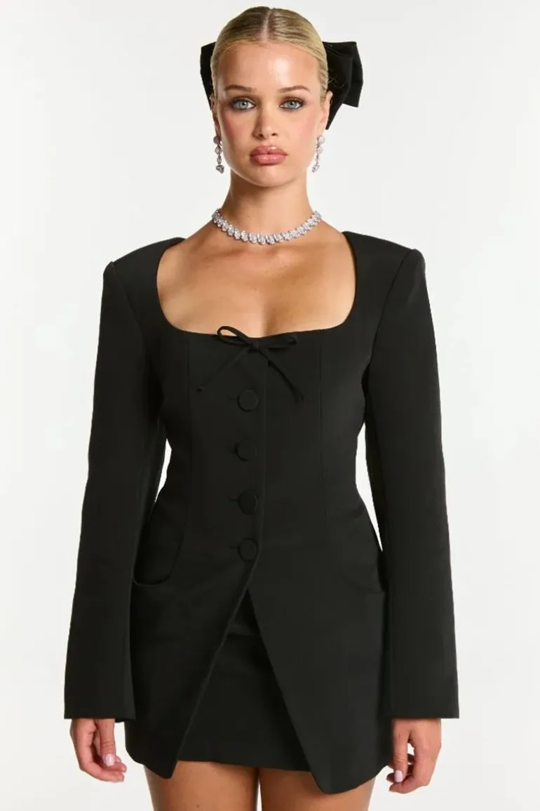 Blazers<CULT MIA TIFFANI BLAZER IN Black