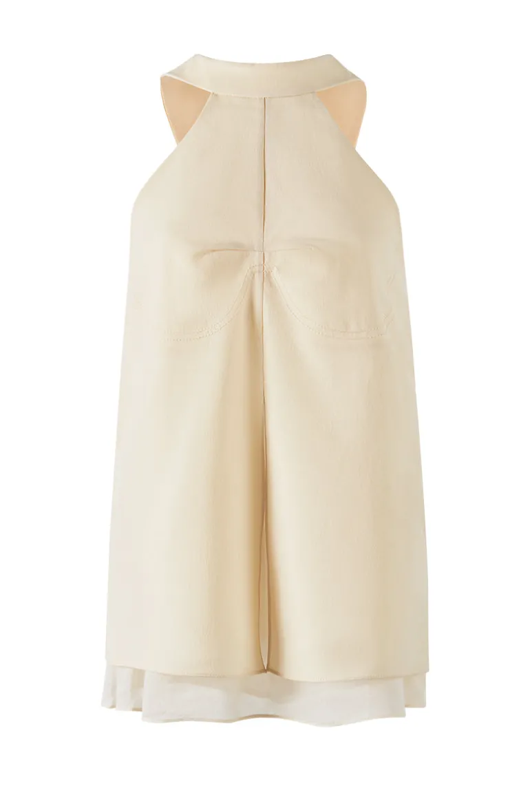 Tops<CULT MIA TINA SLEEVELESS TOP Beige