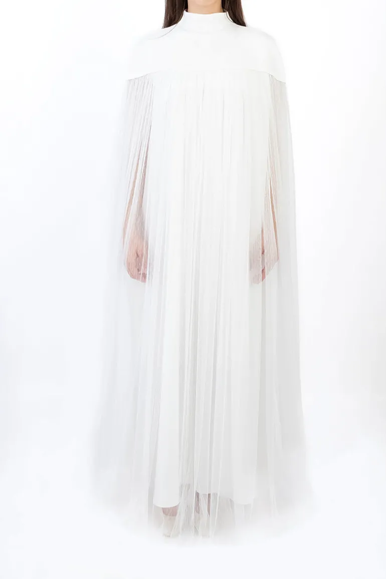 Dresses<CULT MIA TULLE DRESS IN White