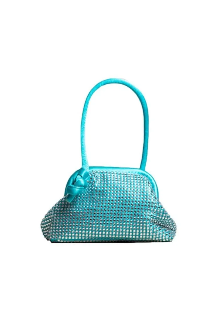 Top Handle Bags<CULT MIA DIAMOND MINI MONEY POUCH Turquoise