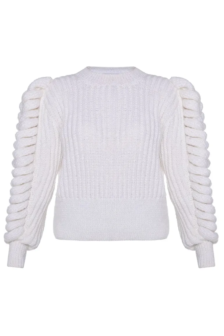 Knitwear<CULT MIA TURTLENECK WHITE SWEATER Snow white