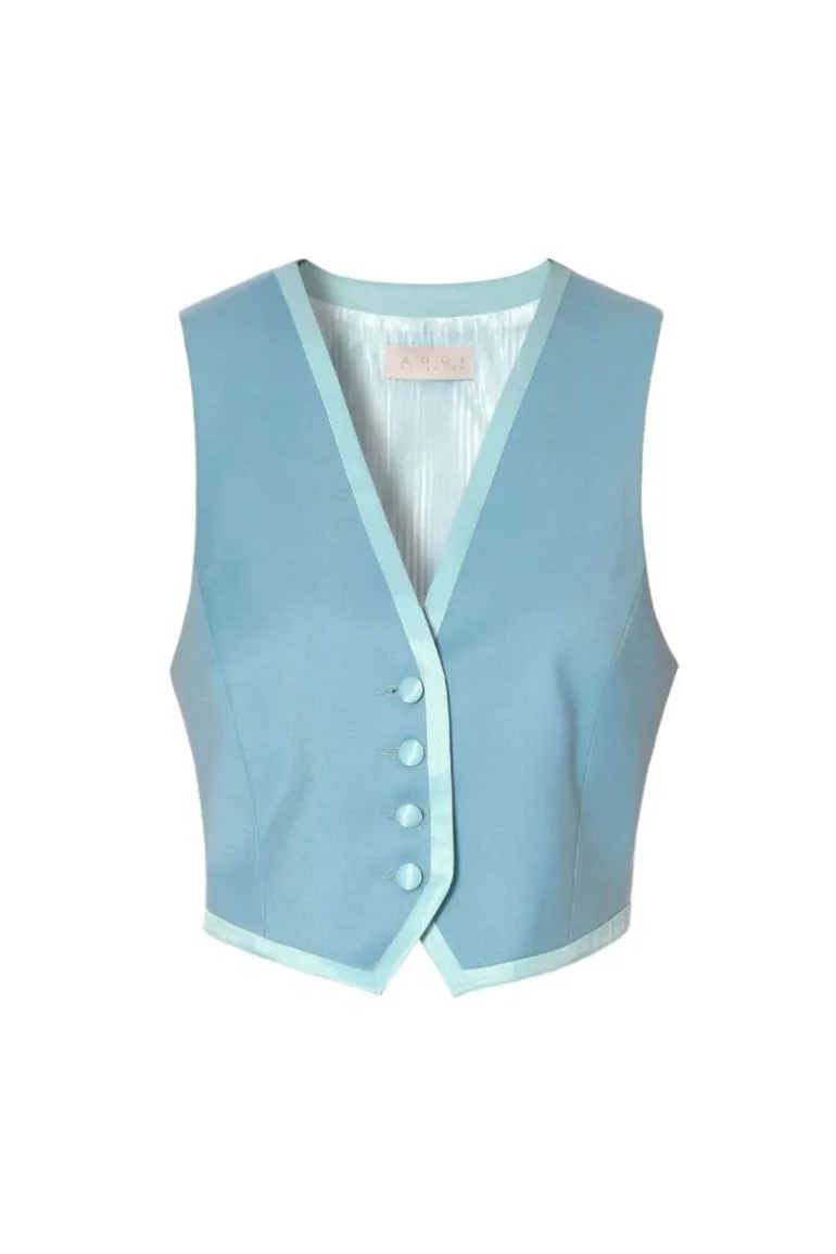 Tops<CULT MIA UMA HOW AM I VEST Blue