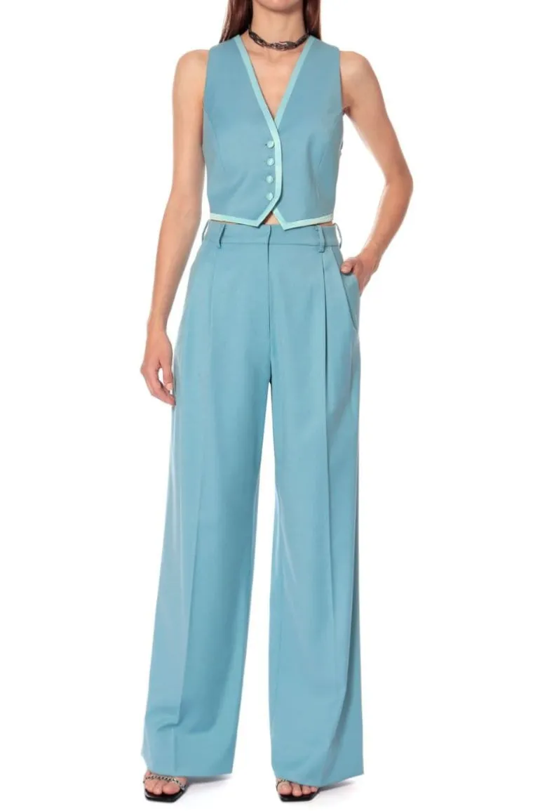 Tops<CULT MIA UMA HOW AM I VEST Blue