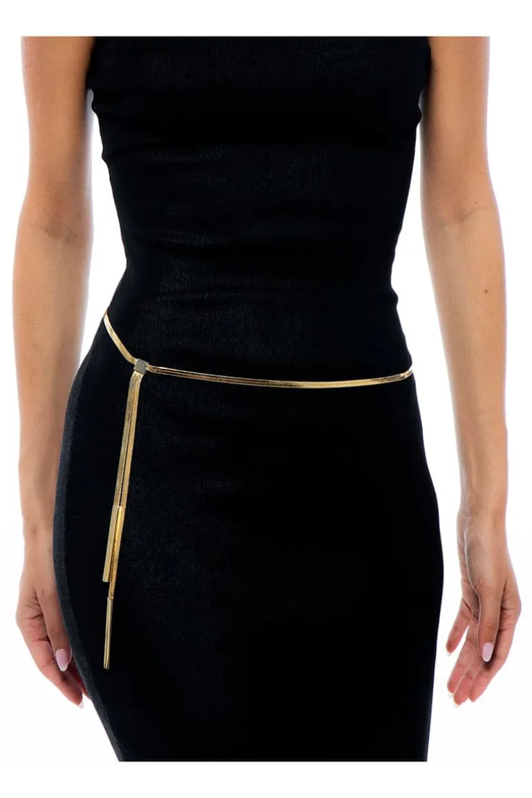 Belts<CULT MIA VENUS THIN BELT Gold