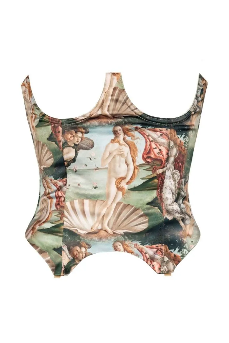 Tops<CULT MIA VENUS UNDERWIRED CORSET TOP Printed