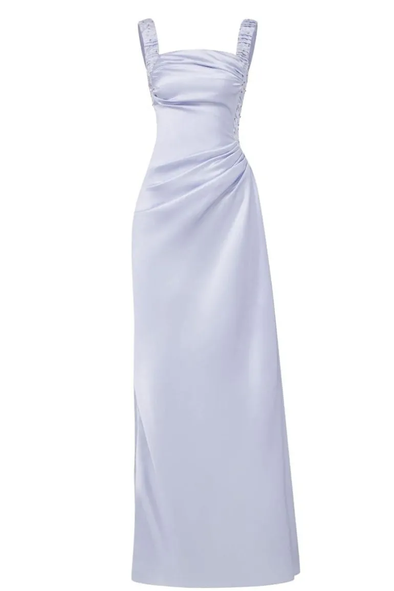 Dresses | Gowns<CULT MIA LEILA SILK SATIN ASYMMETRIC EVENING DRESS Veri Peri
