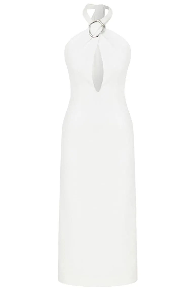 Dresses | Midi Dresses<CULT MIA VIANA CREPE MIDI DRESS Vanilla Ice