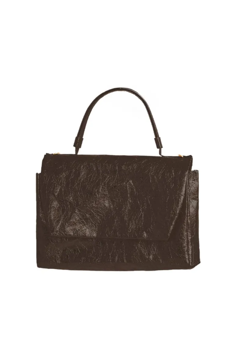 Top Handle Bags<CULT MIA PAPER PURSE Vintage Brown
