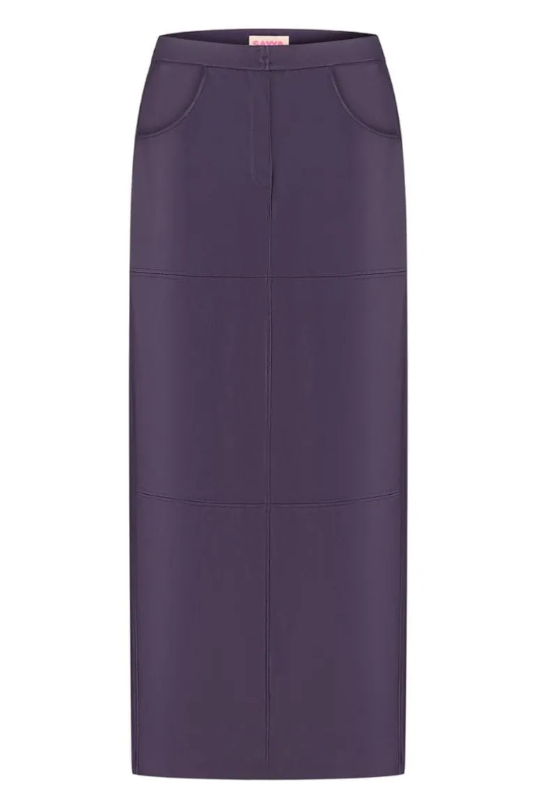 Skirts<CULT MIA HIGH-CUT MAXI SKIRT Violet