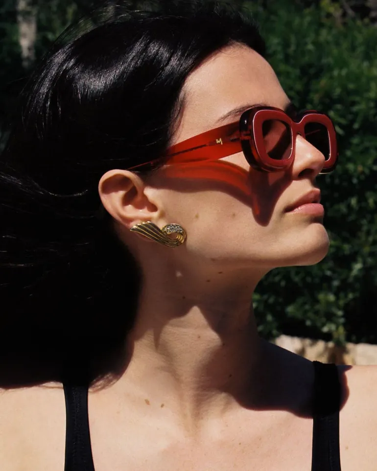 Sunglasses<CULT MIA VISION WOOD Red