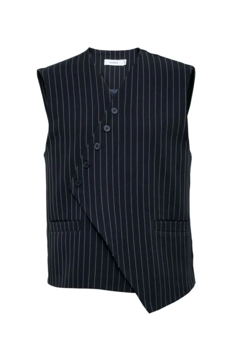Jackets<CULT MIA VIVIEN TAILORED WAISTCOAT Black