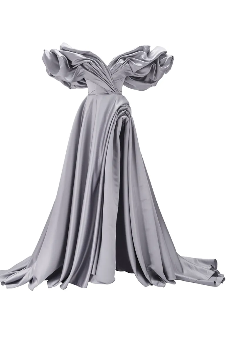Dresses | Gowns<CULT MIA VOLUME SCULPTED DRESS IN Gray