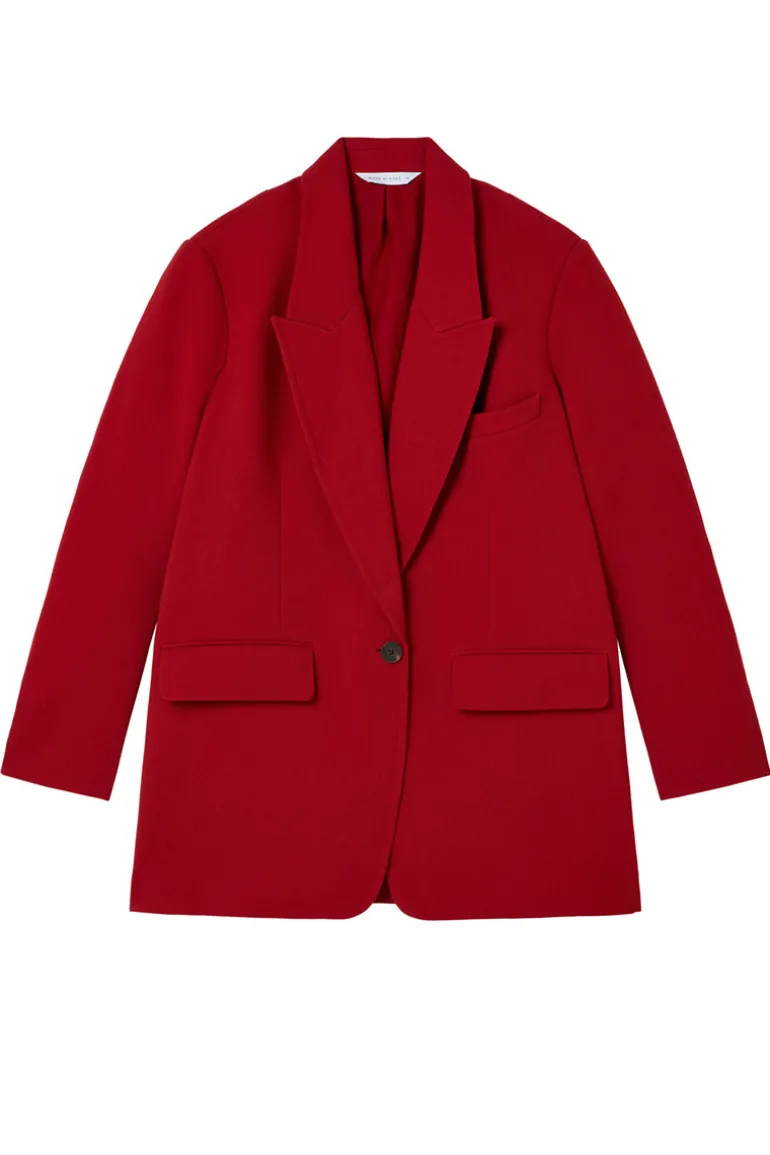 Blazers<CULT MIA WELBECK STREET OVERSIZED BLAZER IN Pillarbox Red